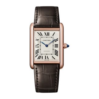 Orologio Cartier Tank Louis Cartier modello grande movimento meccanico a carica automatica WGTA0346