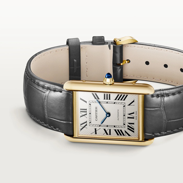 Orologio Cartier Tank Louis Cartier modello grande movimento meccanico a carica automatica WGTA0357 - immagine 4