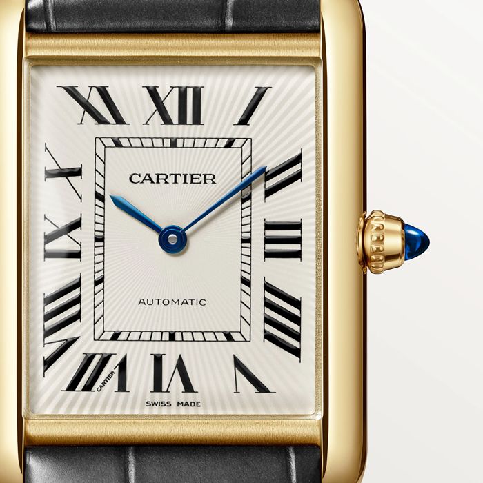 Orologio Cartier Tank Louis Cartier modello grande movimento meccanico a carica automatica WGTA0357 - immagine 5