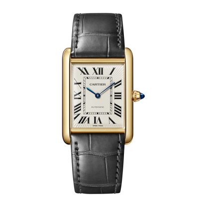 Orologio Cartier Tank Louis Cartier modello grande movimento meccanico a carica automatica WGTA0357