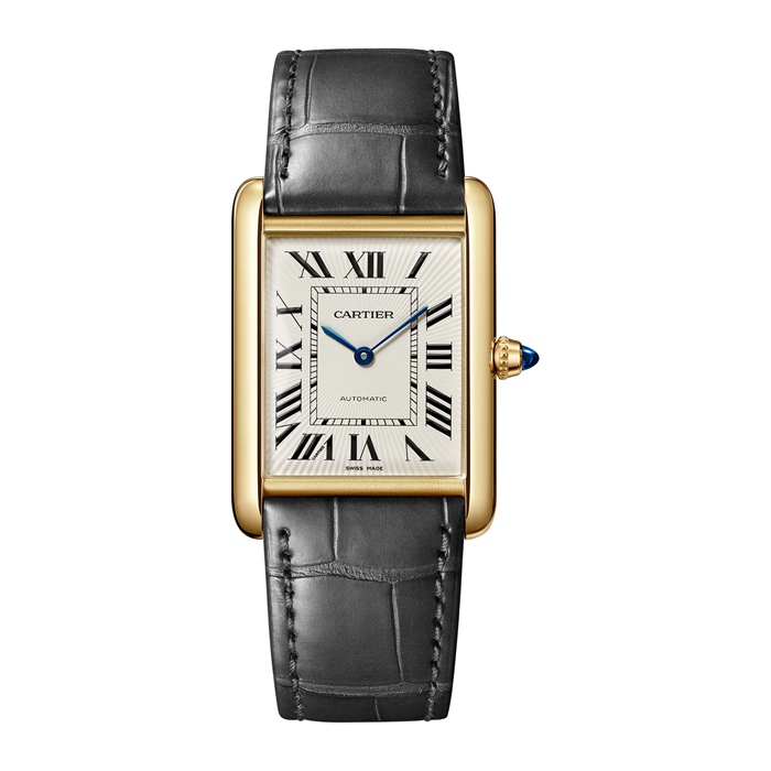 Orologio Cartier Tank Louis Cartier modello grande movimento meccanico a carica automatica WGTA0357