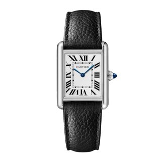 Orologio Cartier Tank Must modello grande Movimento fotovoltaico SolarBeat Cassa in acciaio WSTA0138