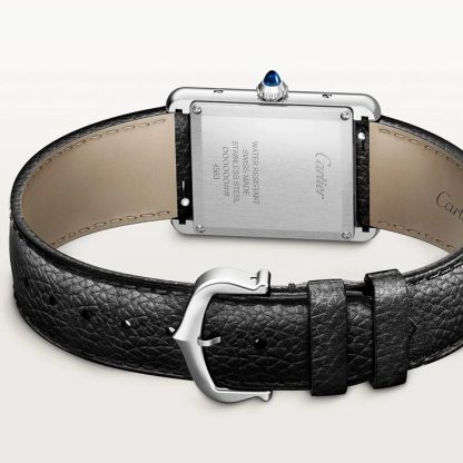 Orologio Cartier Tank Must modello grande Movimento fotovoltaico SolarBeat Cassa in acciaio WSTA0138 - immagine 5