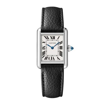 Orologio Cartier Tank Must modello piccolo Movimento al quarzo ad alta autonomia Cassa in acciaio WSTA0135 - immagine 2