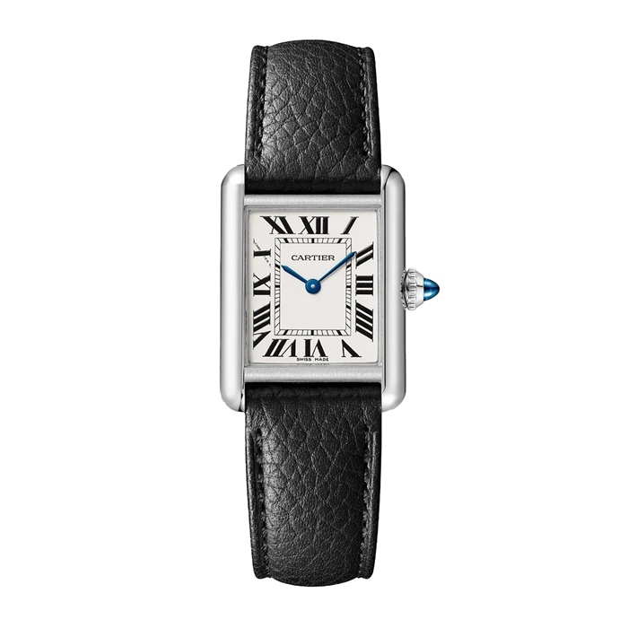 Orologio Cartier Tank Must modello piccolo Movimento al quarzo ad alta autonomia Cassa in acciaio WSTA0135 - immagine 2