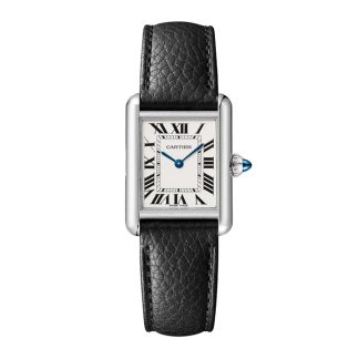 Orologio Cartier Tank Must modello piccolo Movimento al quarzo ad alta autonomia Cassa in acciaio WSTA0135