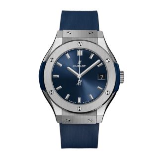 Orologio Hublot Classic Fusion Titanium Blue 33mm Donna 581.NX.7170.RX