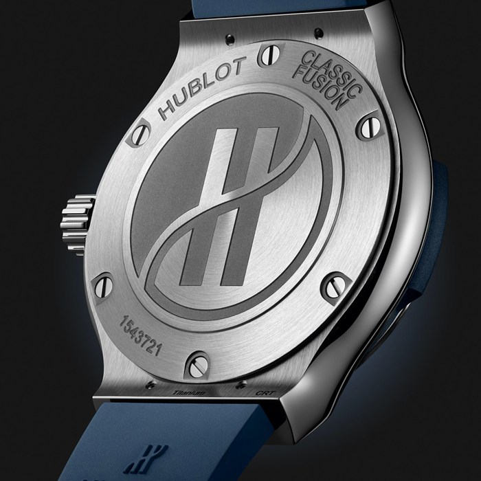 Orologio Hublot Classic Fusion Titanium Blue 33mm Donna 581.NX.7170.RX - immagine 5