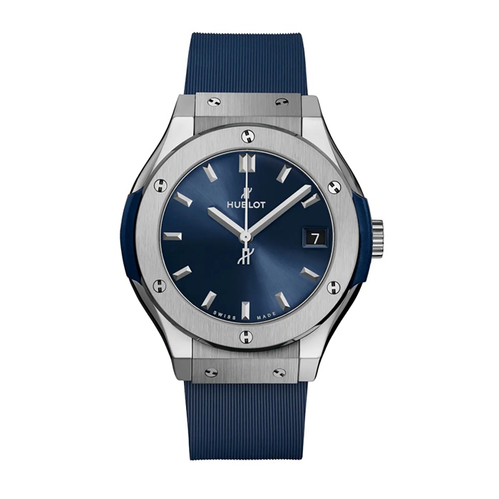 Orologio Hublot Classic Fusion Titanium Blue 33mm Donna 581.NX.7170.RX
