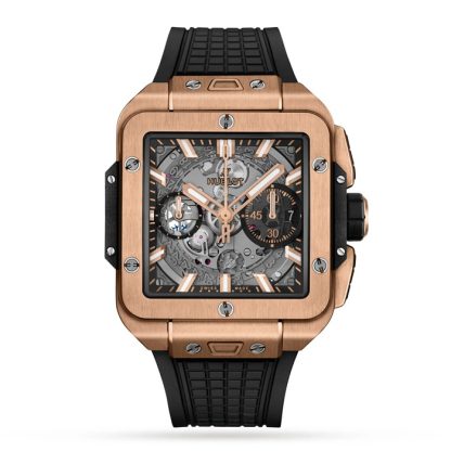 Orologio Hublot Square Bang Unico King Oro 42mm Uomo 821.OX.0180.RX