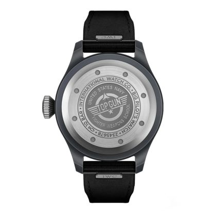 Orologio IWC Big Pilot Top Gun 43mm Uomo Nero IW329801 - immagine 3