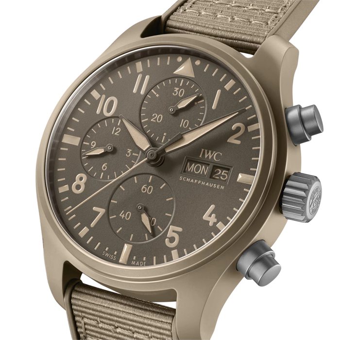Orologio IWC Pilot Chronograph 41 TOP GUN Mojave Desert Uomo IW389402 - immagine 2