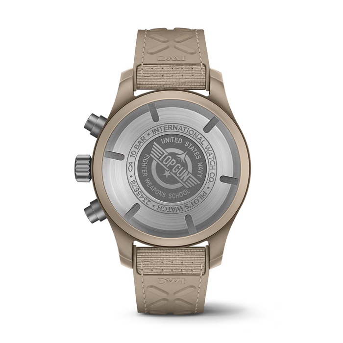 Orologio IWC Pilot Chronograph 41 TOP GUN Mojave Desert Uomo IW389402 - immagine 3