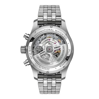 Orologio IWC Pilot Chronograph 41mm Uomo Nero IW388113 - immagine 2