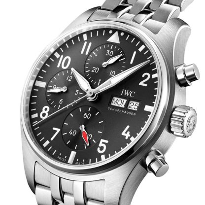 Orologio IWC Pilot Chronograph 41mm Uomo Nero IW388113 - immagine 3