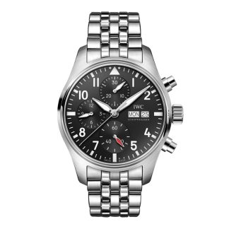 Orologio IWC Pilot Chronograph 41mm Uomo Nero IW388113