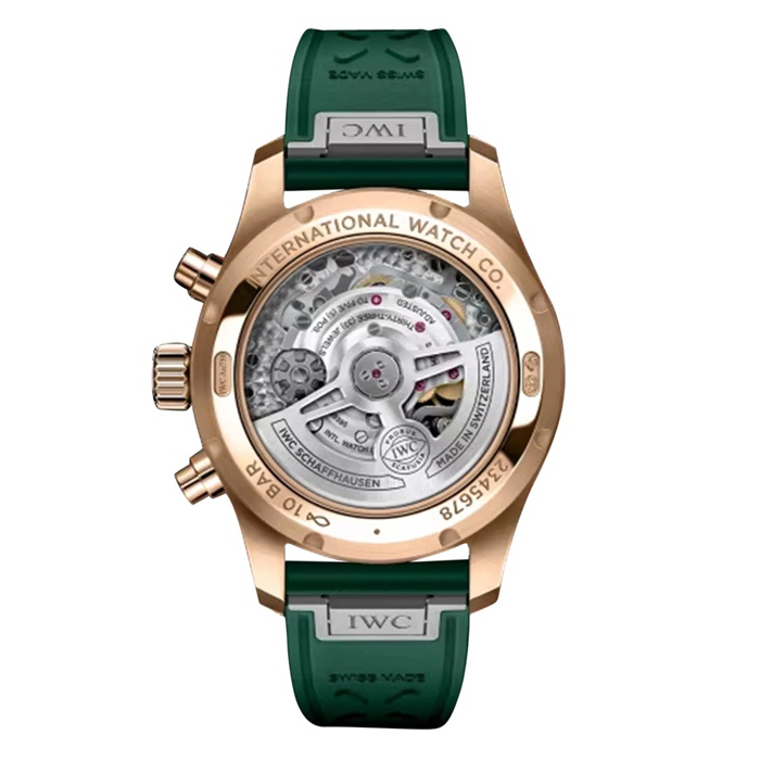 Orologio IWC Pilot Chronograph 41mm Uomo Verde IW388110 - immagine 2