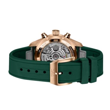 Orologio IWC Pilot Chronograph 41mm Uomo Verde IW388110 - immagine 4