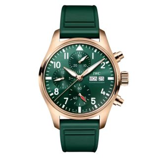 Orologio IWC Pilot Chronograph 41mm Uomo Verde IW388110