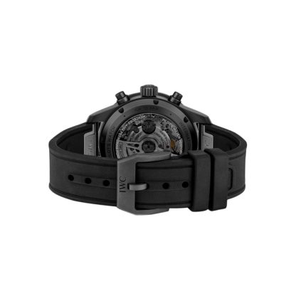Orologio IWC Pilot Performance Chronograph 41mm Mercedes AMG Petronas Formula OneTM Team Uomo Gomma Nera IW388306 - immagine 4