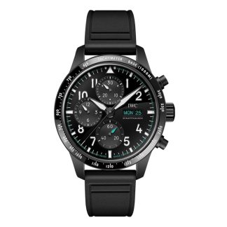 Orologio IWC Pilot Performance Chronograph 41mm Mercedes AMG Petronas Formula OneTM Team Uomo Gomma Nera IW388306