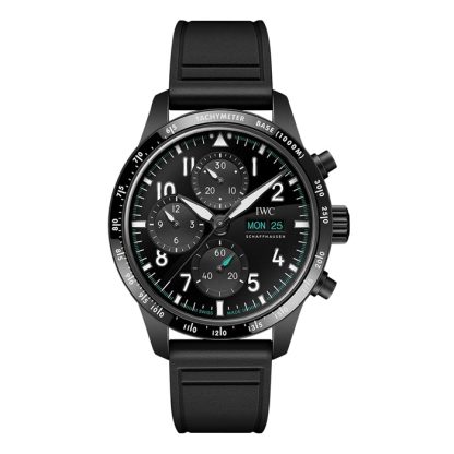 Orologio IWC Pilot Performance Chronograph 41mm Mercedes AMG Petronas Formula OneTM Team Uomo Gomma Nera IW388306