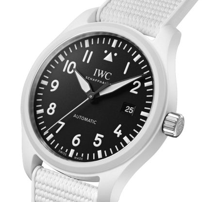 Orologio IWC Pilot's Automatic 41mm Top Gun Lake Tahoe Uomo Nero IW328104 - immagine 3