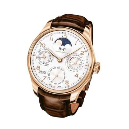 Orologio IWC Portugieser Calendario Perpetuo Uomo 44mm IW503302 - immagine 3