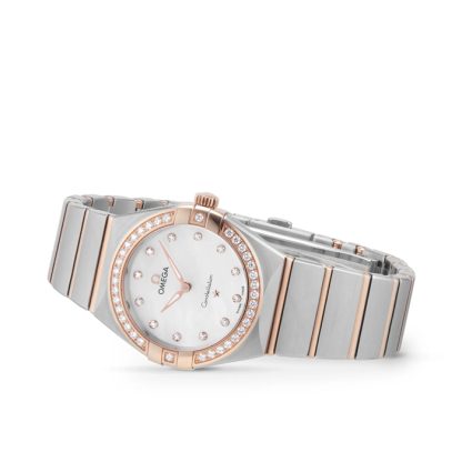 Orologio Omega Constellation 28mm Donna Bianco O13125286055001 - immagine 2