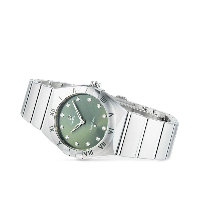Orologio Omega Constellation Co-Axial 28mm Donna Verde O13110286060001 - immagine 4