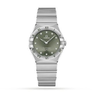 Orologio Omega Constellation Co-Axial 28mm Donna Verde O13110286060001