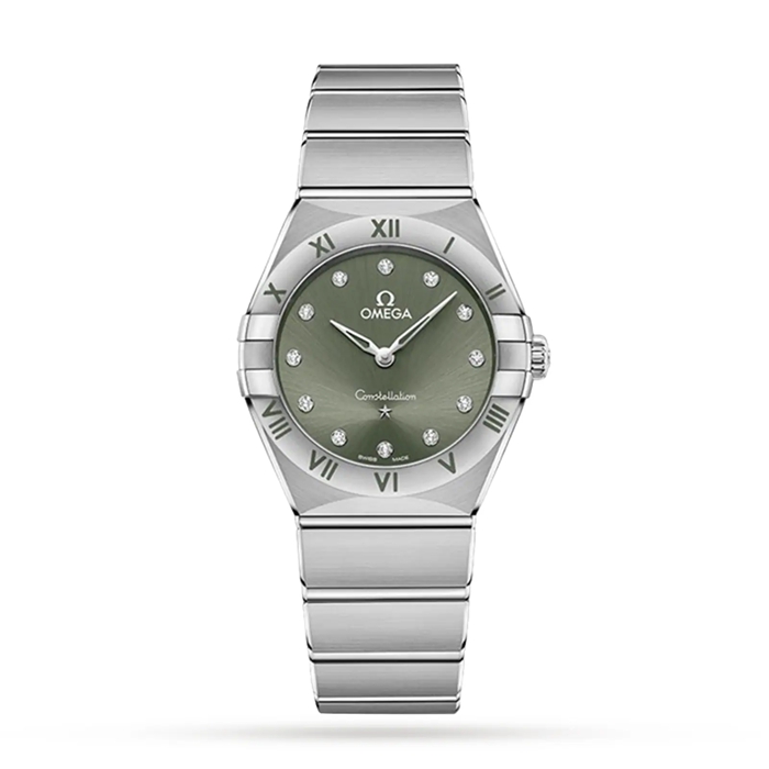 Orologio Omega Constellation Co-Axial 28mm Donna Verde O13110286060001