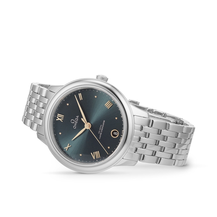 Orologio Omega De Ville Prestige Co-Axial Master Chronometer 34mm Donna Blu O43410342010001 - immagine 3