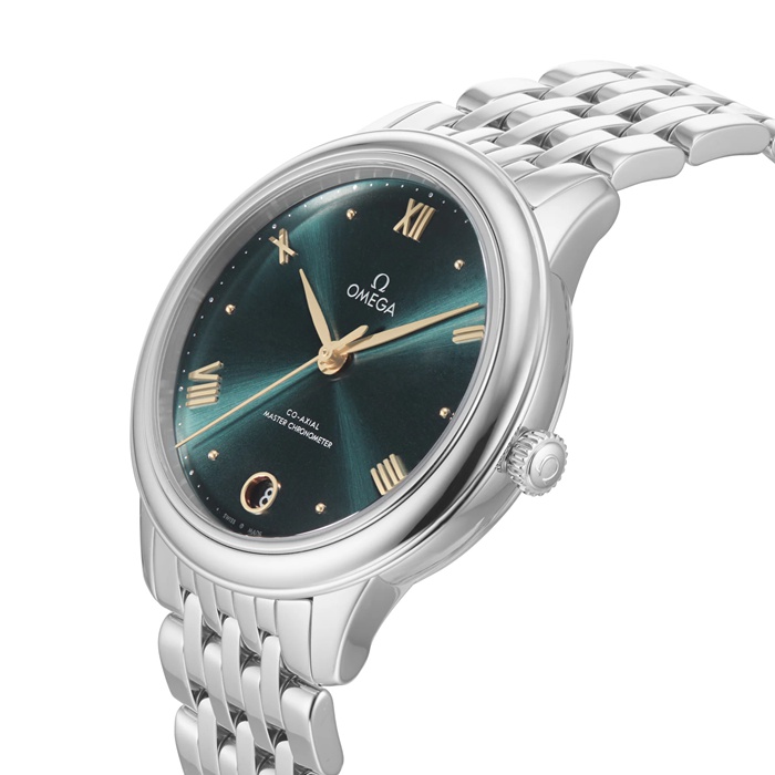 Orologio Omega De Ville Prestige Co-Axial Master Chronometer 34mm Donna Blu O43410342010001 - immagine 5