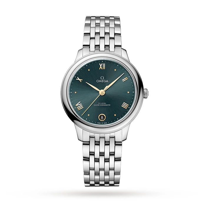 Orologio Omega De Ville Prestige Co-Axial Master Chronometer 34mm Donna Blu O43410342010001