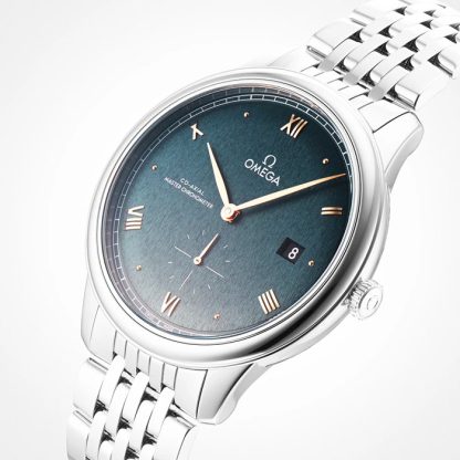 Orologio Omega De Ville Prestige Co-Axial Master Chronometer Piccoli Secondi Uomo 41mm Verde O43410412010001 - immagine 5