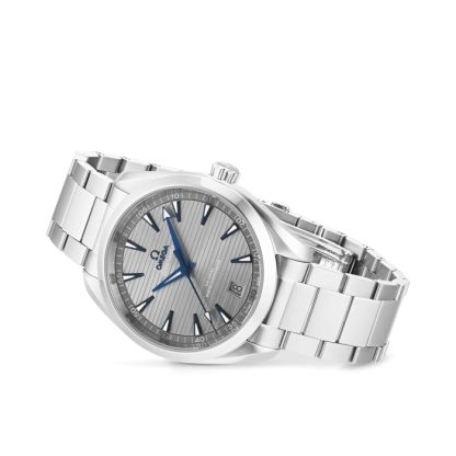 Orologio Omega Seamaster Aqua Terra 150M Uomo Quadrante Grigio 41mm Automatico Co-Axial O22010412106001 - immagine 3