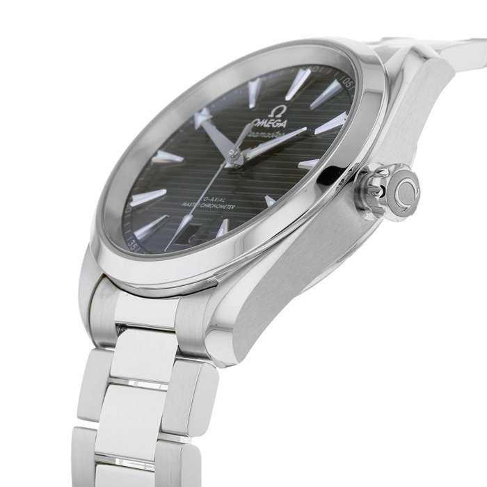 Orologio Omega Seamaster Aqua Terra 150M Uomo Quadrante nero 38mm Automatico Co-Axial Uomo O22010382001001 - immagine 2