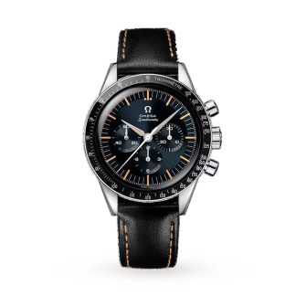 Orologio Omega Speedmaster Anniversary Series 40mm Uomo Blu - Cinturino in pelle nera O31032405006001