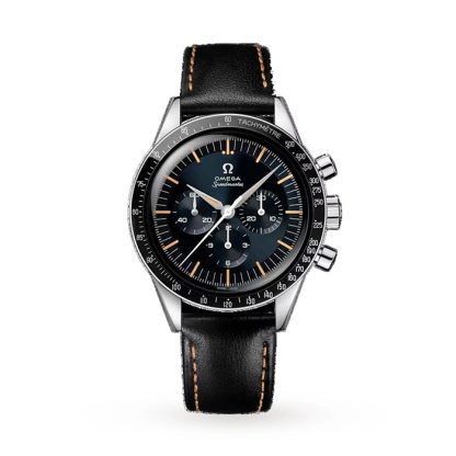 Orologio Omega Speedmaster Anniversary Series 40mm Uomo Blu - Cinturino in pelle nera O31032405006001