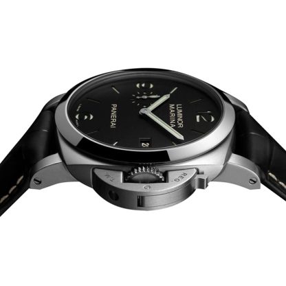 Orologio Panerai Luminor Marina 44mm Uomo Nero PAM03312 - immagine 4