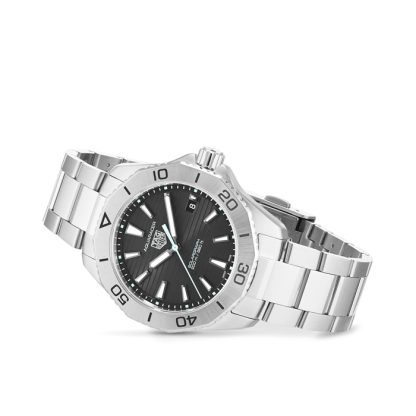 Orologio TAG Heuer Aquaracer 200 Professional Solargraph 40mm Uomo Nero WBP1114.BA0000 - immagine 2