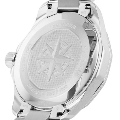 Orologio TAG Heuer Aquaracer 200 Professional Solargraph 40mm Uomo Nero WBP1114.BA0000 - immagine 4