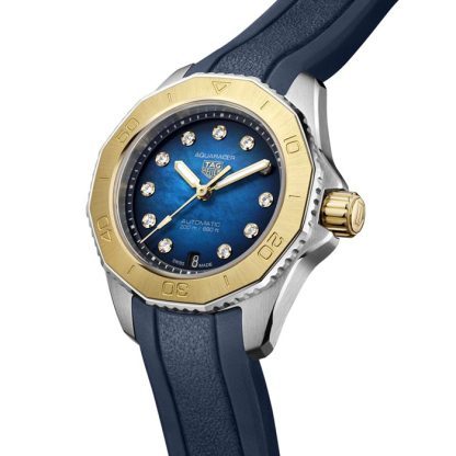 Orologio TAG Heuer Aquaracer Professional 200 30mm Donna Blu WBP2450.FT6215 - immagine 2