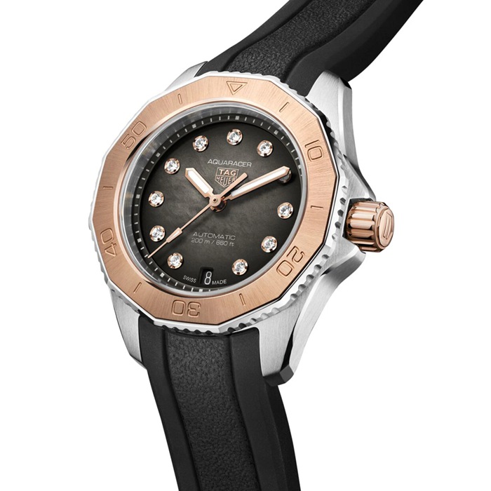 Orologio TAG Heuer Aquaracer Professional 200 30mm Donna Nero WBP2451.FT6200 - immagine 2