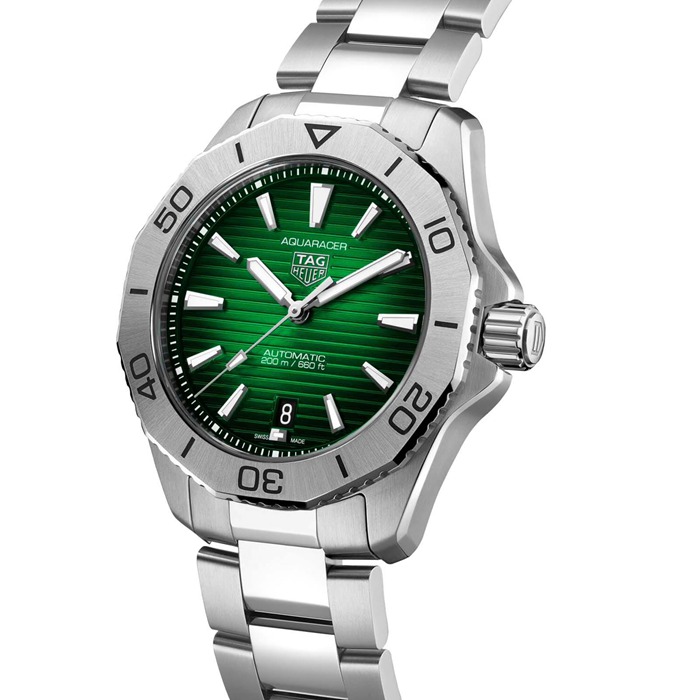 Orologio TAG Heuer Aquaracer Professional 200 40 mm Uomo Verde WBP2115.BA0627 - immagine 2