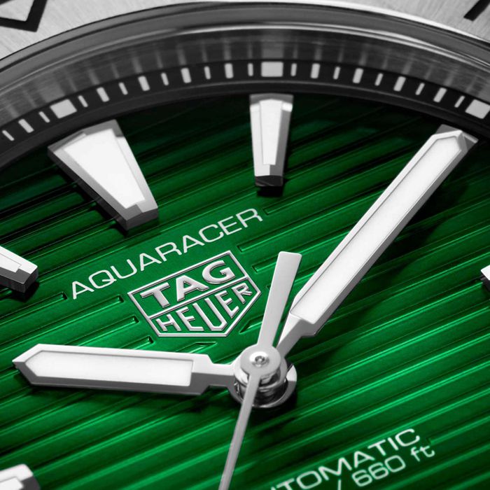 Orologio TAG Heuer Aquaracer Professional 200 40 mm Uomo Verde WBP2115.BA0627 - immagine 3