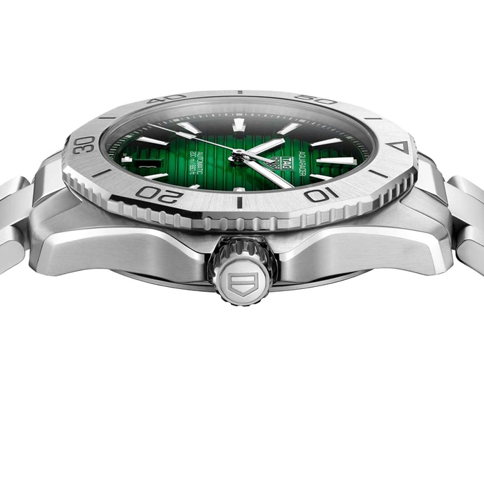 Orologio TAG Heuer Aquaracer Professional 200 40 mm Uomo Verde WBP2115.BA0627 - immagine 4