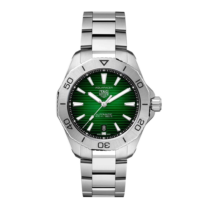 Orologio TAG Heuer Aquaracer Professional 200 40 mm Uomo Verde WBP2115.BA0627