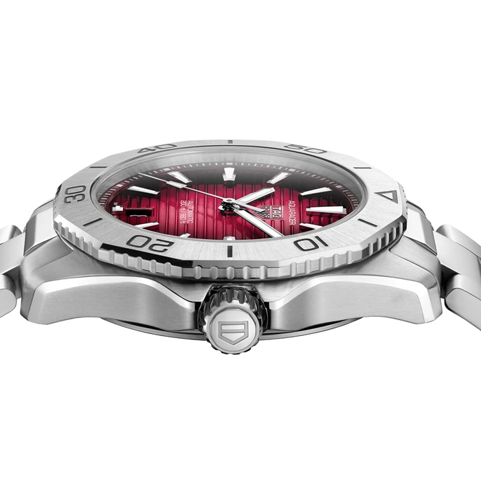 Orologio TAG Heuer Aquaracer Professional 200 40mm Uomo Rosso WBP2114.BA0627 - immagine 4